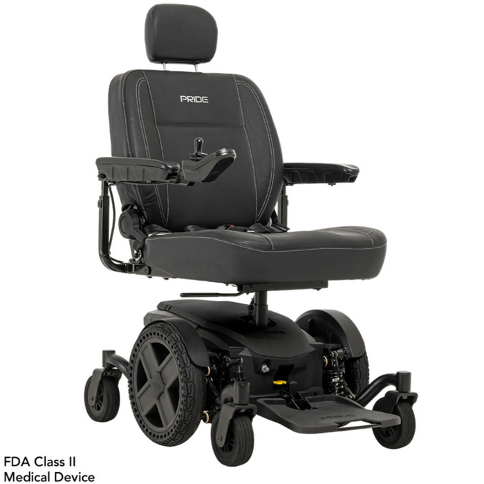 Pride Jazzy EVO 614 Power Wheelchair Power Chair Pride Mobility Black (Matte)  