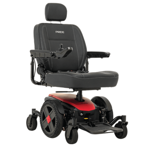 Pride Jazzy EVO 614 Power Wheelchair Power Chair Pride Mobility Red (Matte)  