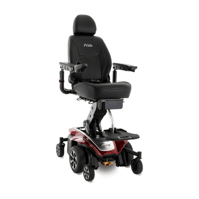 Pride Jazzy Air 2 Elevating Power Wheelchair Power Chair Pride Mobility Ruby Red  