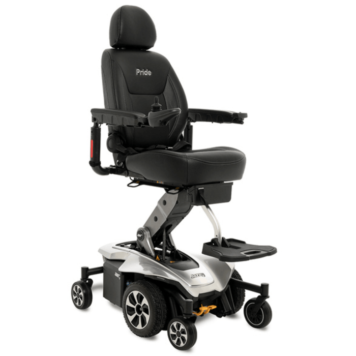 Pride Jazzy Air 2 Elevating Power Wheelchair Power Chair Pride Mobility Silver  