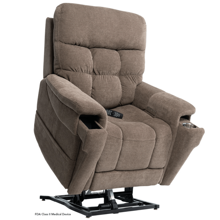 Pride Vivalift! Ultra Lift Chair Recliner PLR-4955 Arm Chairs, Recliners & Sleeper Chairs Pride Mobility Small (5'4" and below) Trento Brown (Cloth Fabric) 