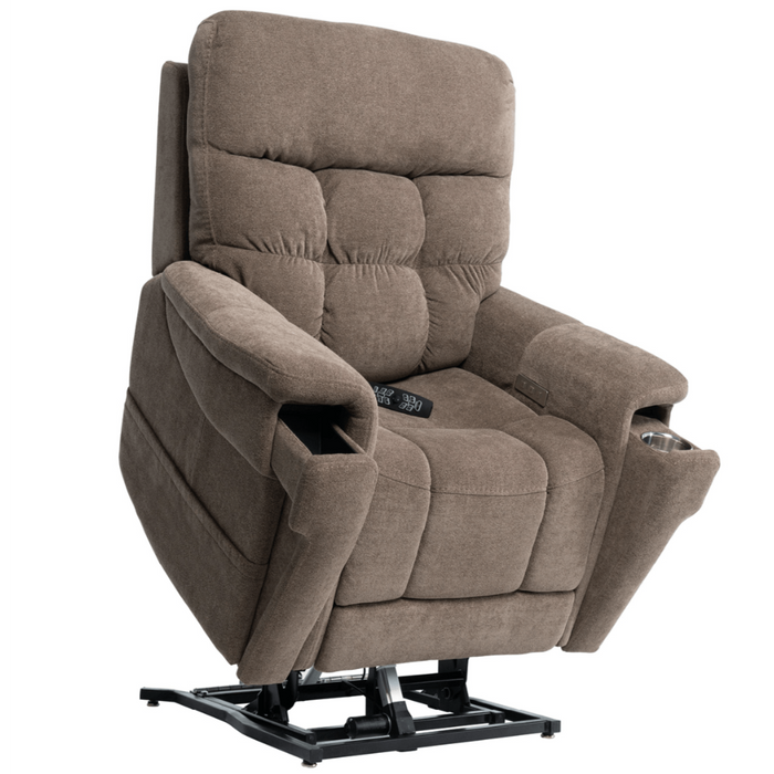 Pride Vivalift! Ultra Lift Chair Recliner PLR-4955 Arm Chairs, Recliners & Sleeper Chairs Pride Mobility Small (5'4" and below) Trento Brown (Cloth Fabric) 