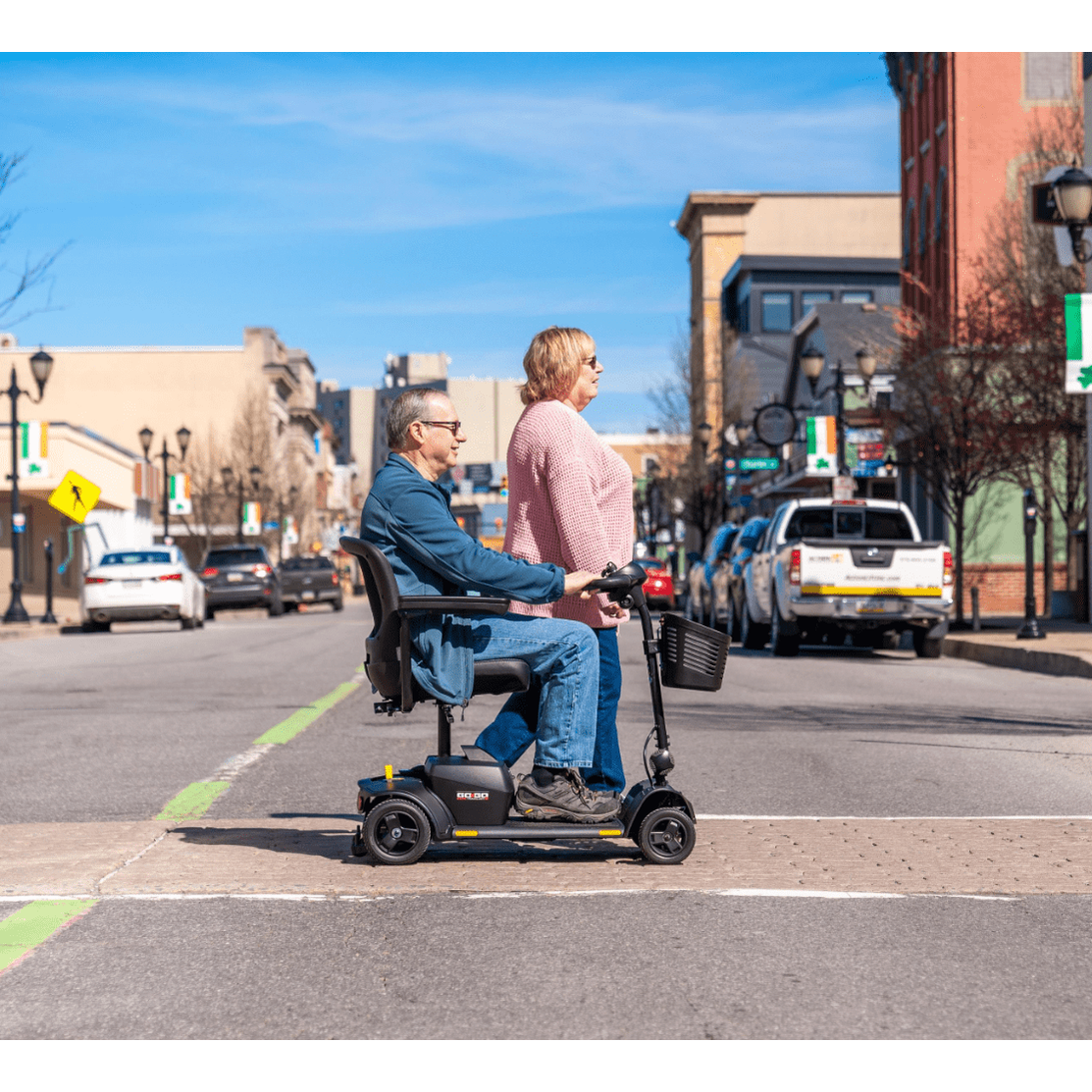 Pride Go Go Elite Traveller 2 Four Wheel Mobility Scooter — RestoreMobility