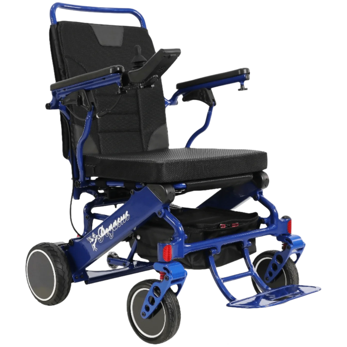 Pegasus Carbon Fiber Lightweight Power Wheelchair Wheelchairs Discover My Mobility Blue