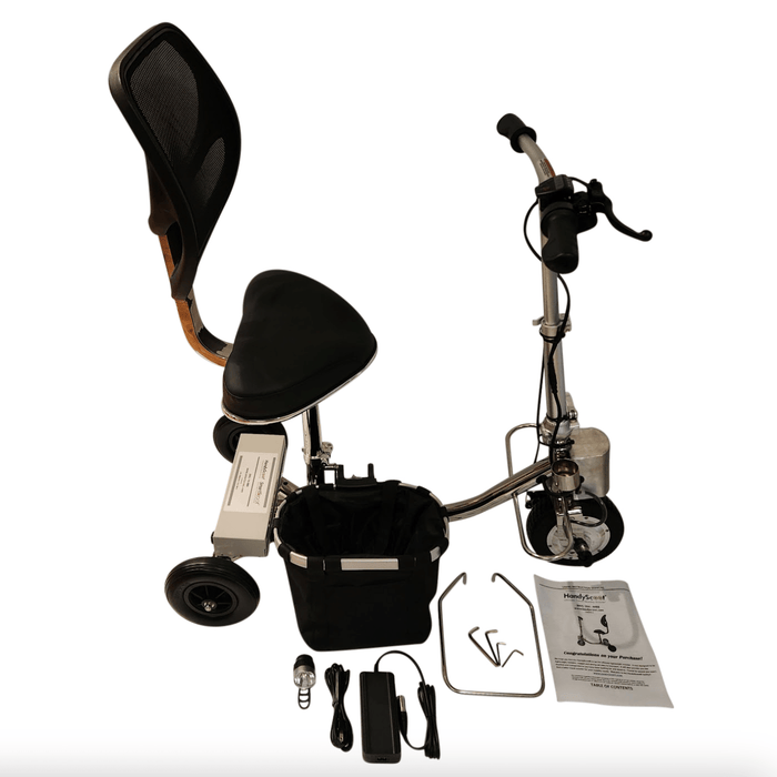 HandyScoot Folding Lightweight Travel Mobility Scooter Mobility Scooters HandyScoot