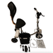 HandyScoot Folding Lightweight Travel Mobility Scooter Mobility Scooters HandyScoot
