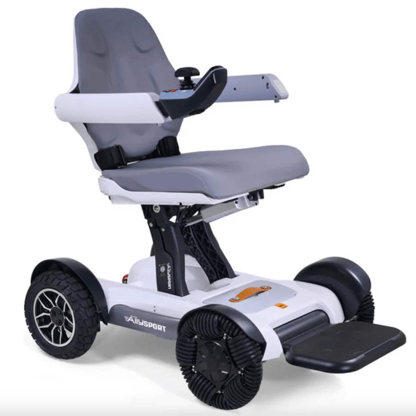 Golden Ally Sport Automatic Folding Power Wheelchair GP305 Power Chair Golden Technologies White