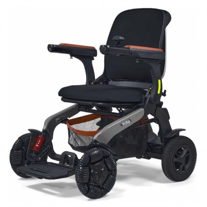 Golden Ally Pro Smart All-Terrain Travel Power Wheelchair GP304 Power Chair Golden Technologies Grey