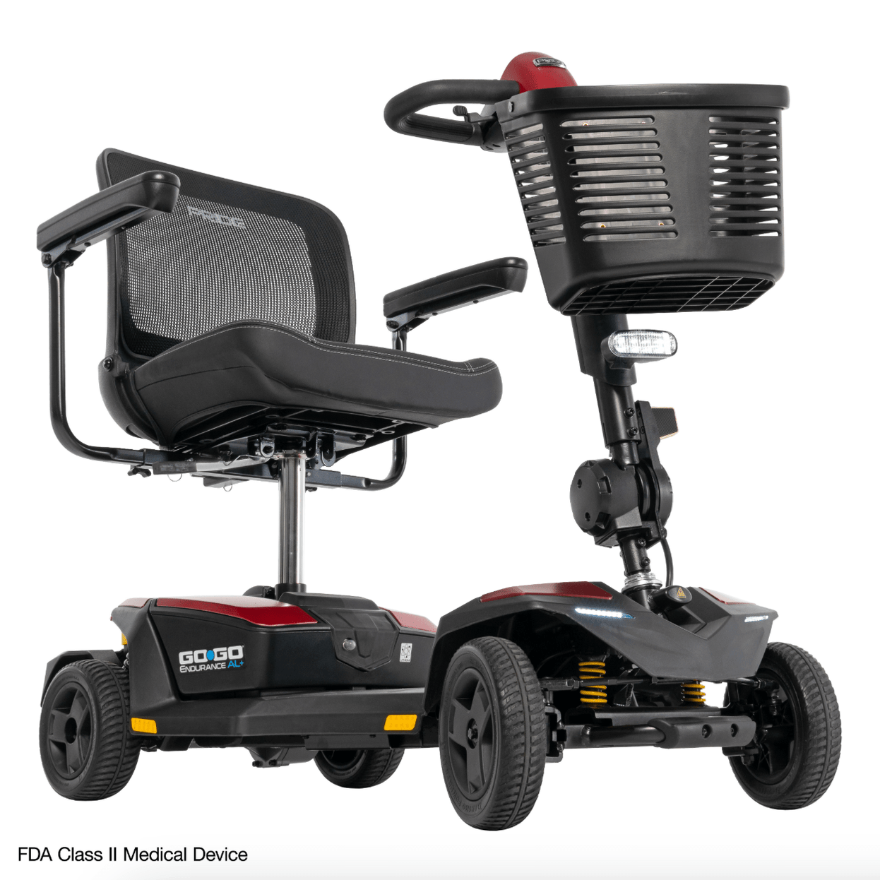 Pride Go Go Endurance AL+ 4-Wheel Mobility Scooter — RestoreMobility