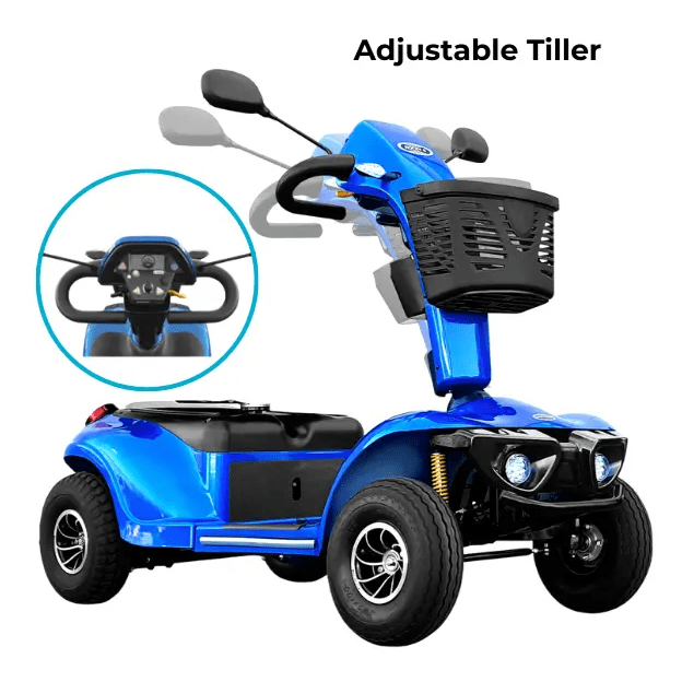 Shoprider Excursion Heavy Duty 4-Wheel Mobility Scooter 889XL Mobility Scooters Shoprider