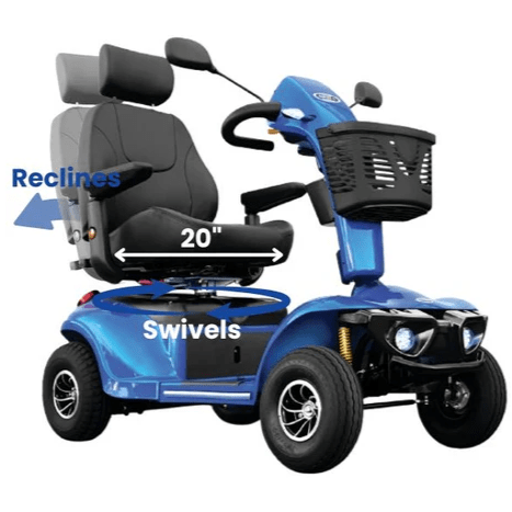 Shoprider Excursion Heavy Duty 4-Wheel Mobility Scooter 889XL Mobility Scooters Shoprider