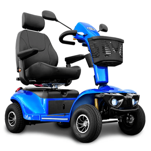 Shoprider Excursion Heavy Duty 4-Wheel Mobility Scooter 889XL Mobility Scooters Shoprider Blue