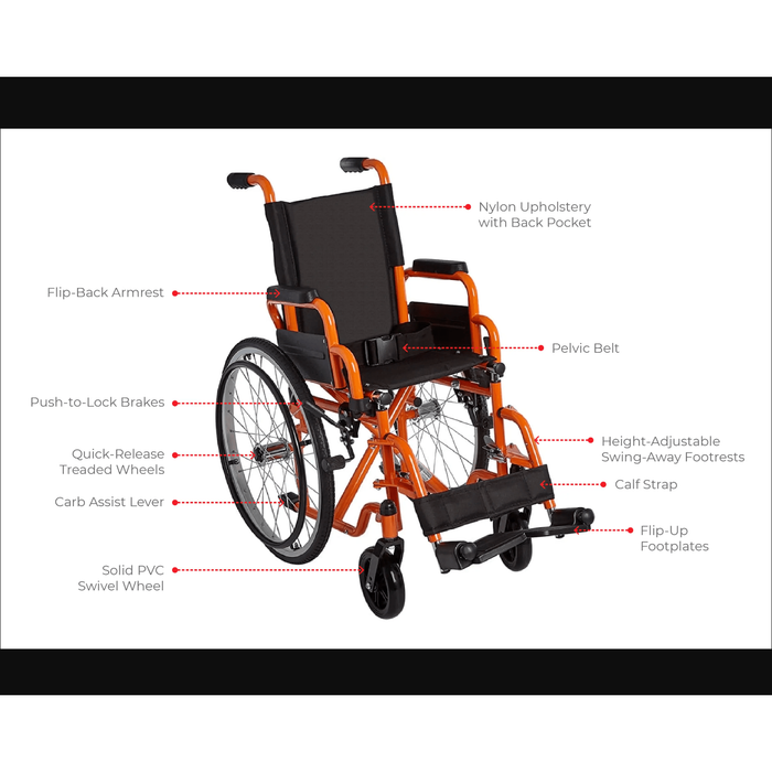 Circle Specialty Ziggo Lightweight Kids Wheelchair Wheelchairs Circle Specialty