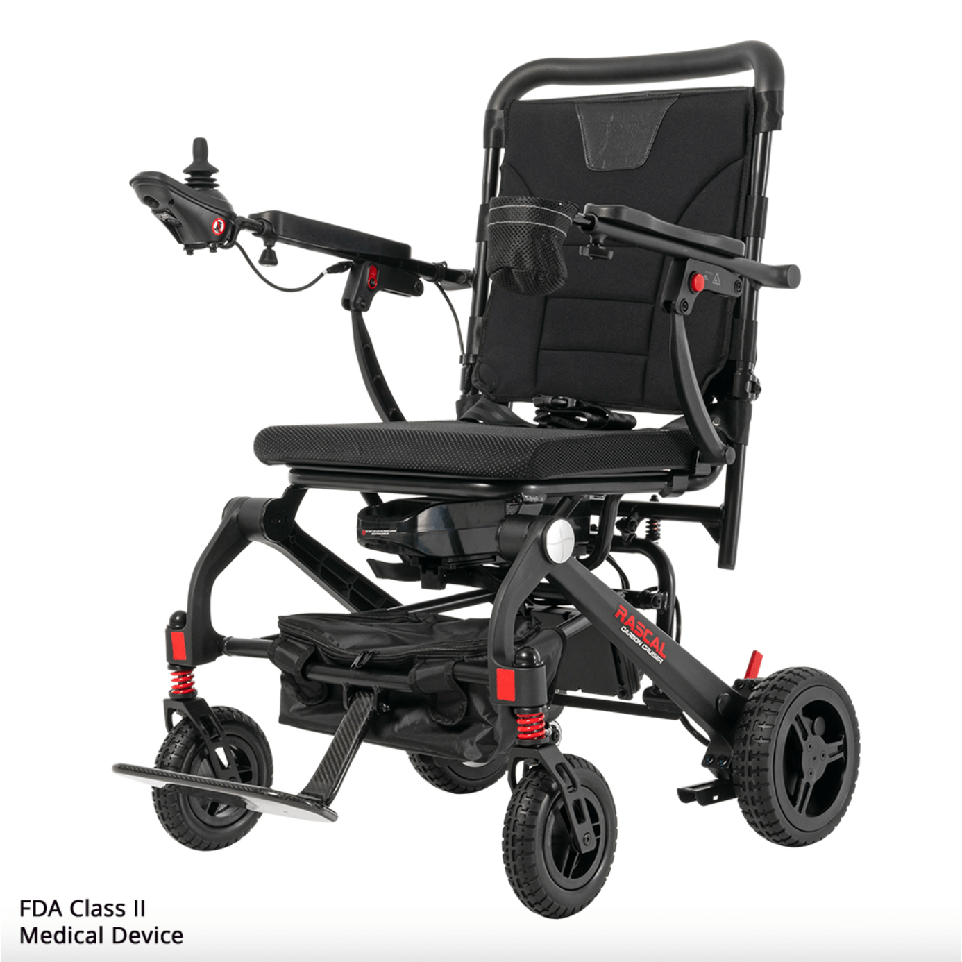 Lil Rascal Wheelchair Rascal Carbon Cruiser Power Wheelchair by Mega Motion — RestoreMobility