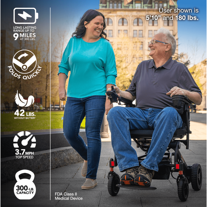 Rascal Carbon Cruiser Power Wheelchair by Mega Motion