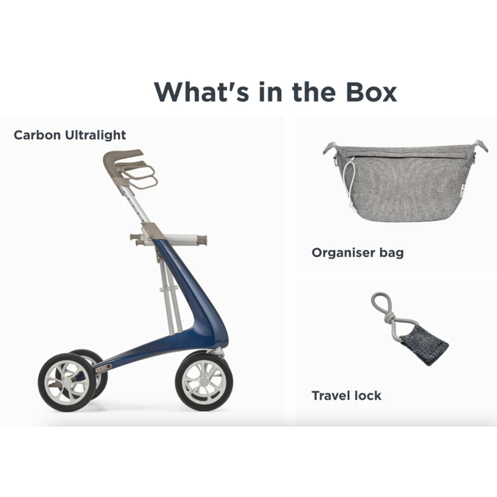 ByACRE Carbon Ultralight Folding Rollator Walkers Journey