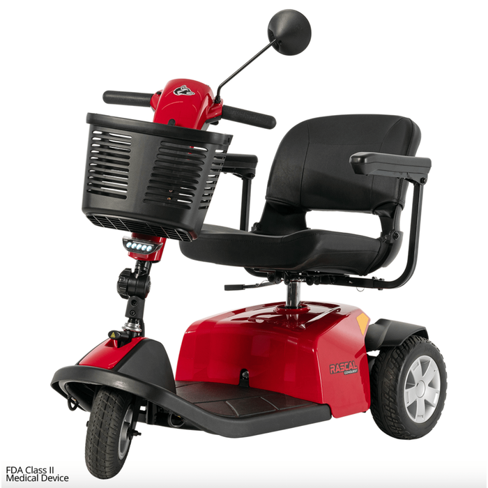 Rascal Conquest 3-Wheel Mobility Scooter by Mega Motion