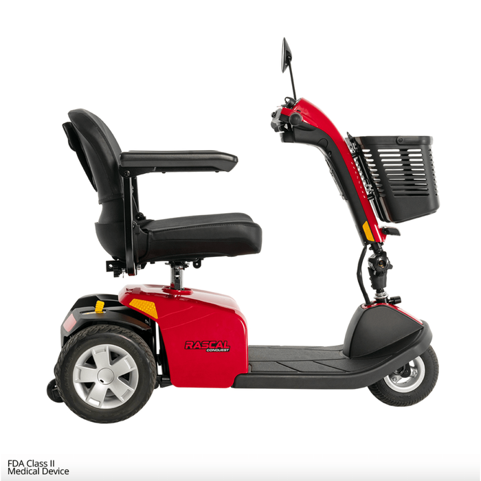 Rascal Conquest 3-Wheel Mobility Scooter by Mega Motion