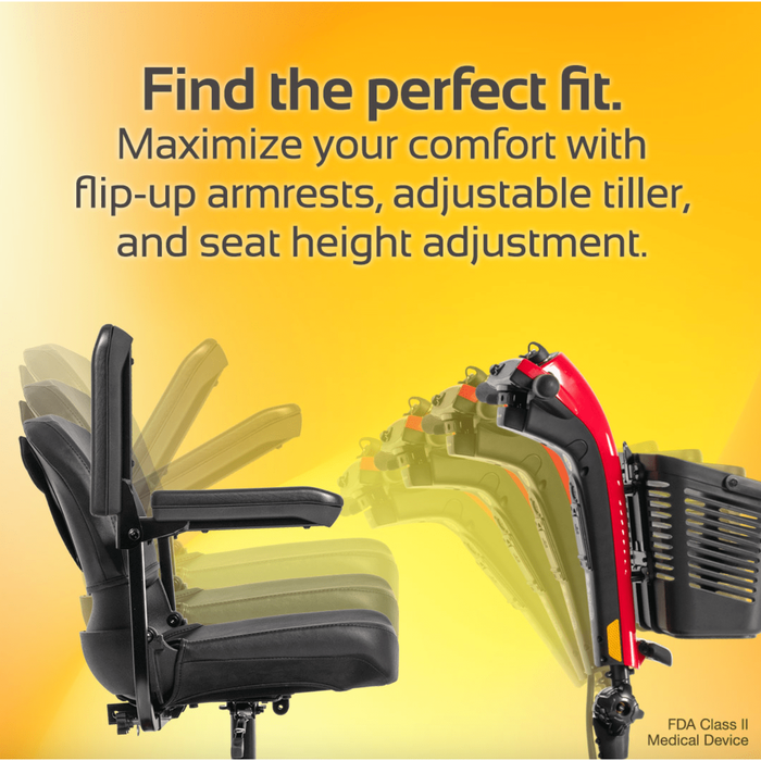 Rascal Conquest 3-Wheel Mobility Scooter by Mega Motion