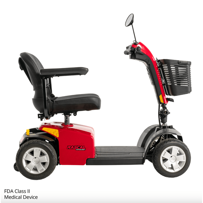 Rascal Conquest 4-Wheel Mobility Scooter by Mega Motion