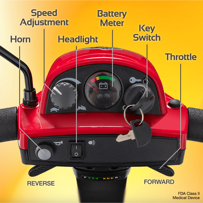 Rascal Conquest 4-Wheel Mobility Scooter by Mega Motion
