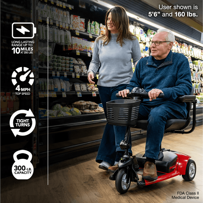 Rascal Venture 3-Wheel Mobility Scooter by Mega Motion