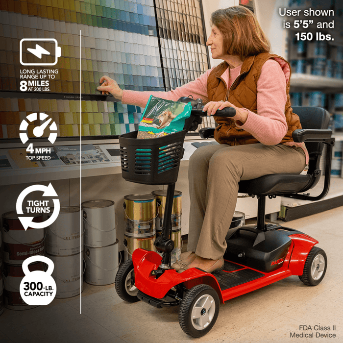 Rascal Venture 4-Wheel Mobility Scooter by Mega Motion