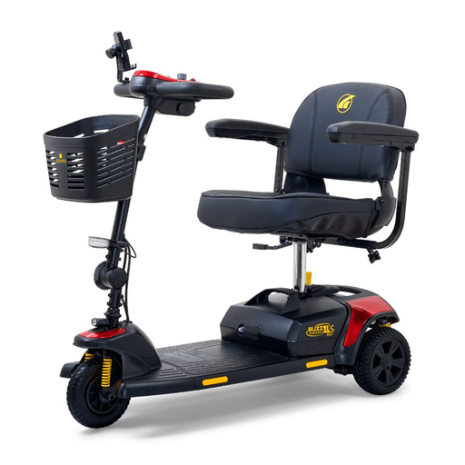Golden Buzzaround XLS HD 3-Wheel Mobility Scooter GB121-SHZ Mobility Scooters Golden Technologies Velvet Red (also comes with blue shrouds) Standard 12AH Battery