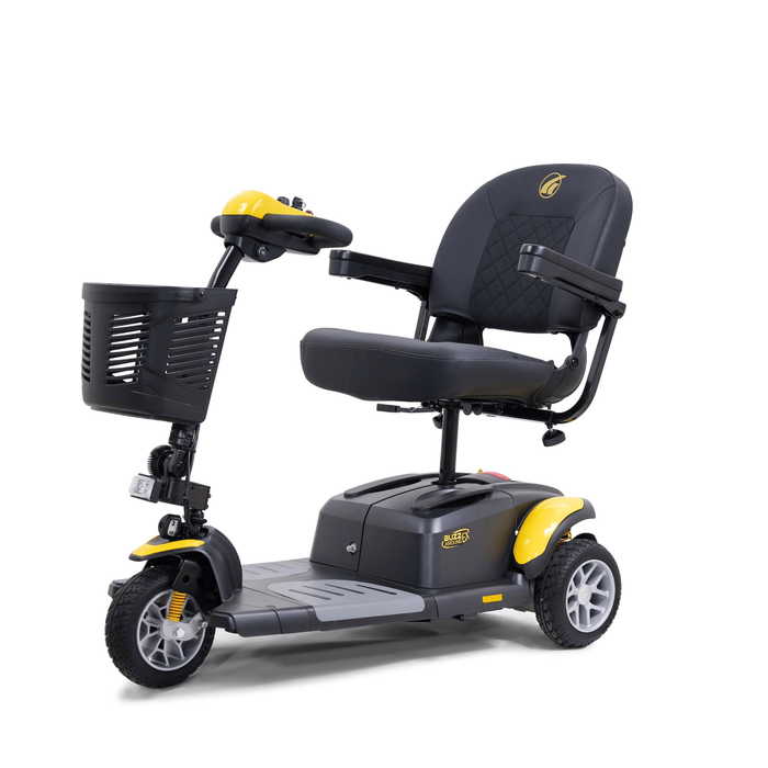 Golden Buzzaround EX 3-Wheel Mobility Scooter GB118 Mobility Scooters Golden Technologies Canary Yellow Standard 18" x 16"
