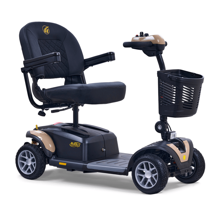 Golden Buzzaround EX 4-Wheel Mobility Scooter GB148 Mobility Scooters Golden Technologies Desert Tan Standard 18" x 16"