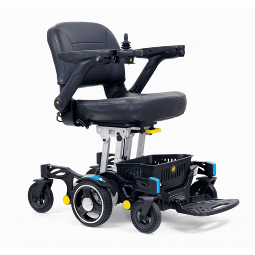 Golden Buzzaround CarryOn Foldable Travel Power Chair GP130 Power Chair Golden Technologies Coastal Blue (also comes with red shrouds)
