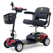 Golden Buzzaround XL 4-Wheel Mobility Scooter GB124-STD Mobility Scooters Golden Technologies Standard (17" W x 14.5" D) Standard 12AH (Up to 9 mile range) Velvet Red