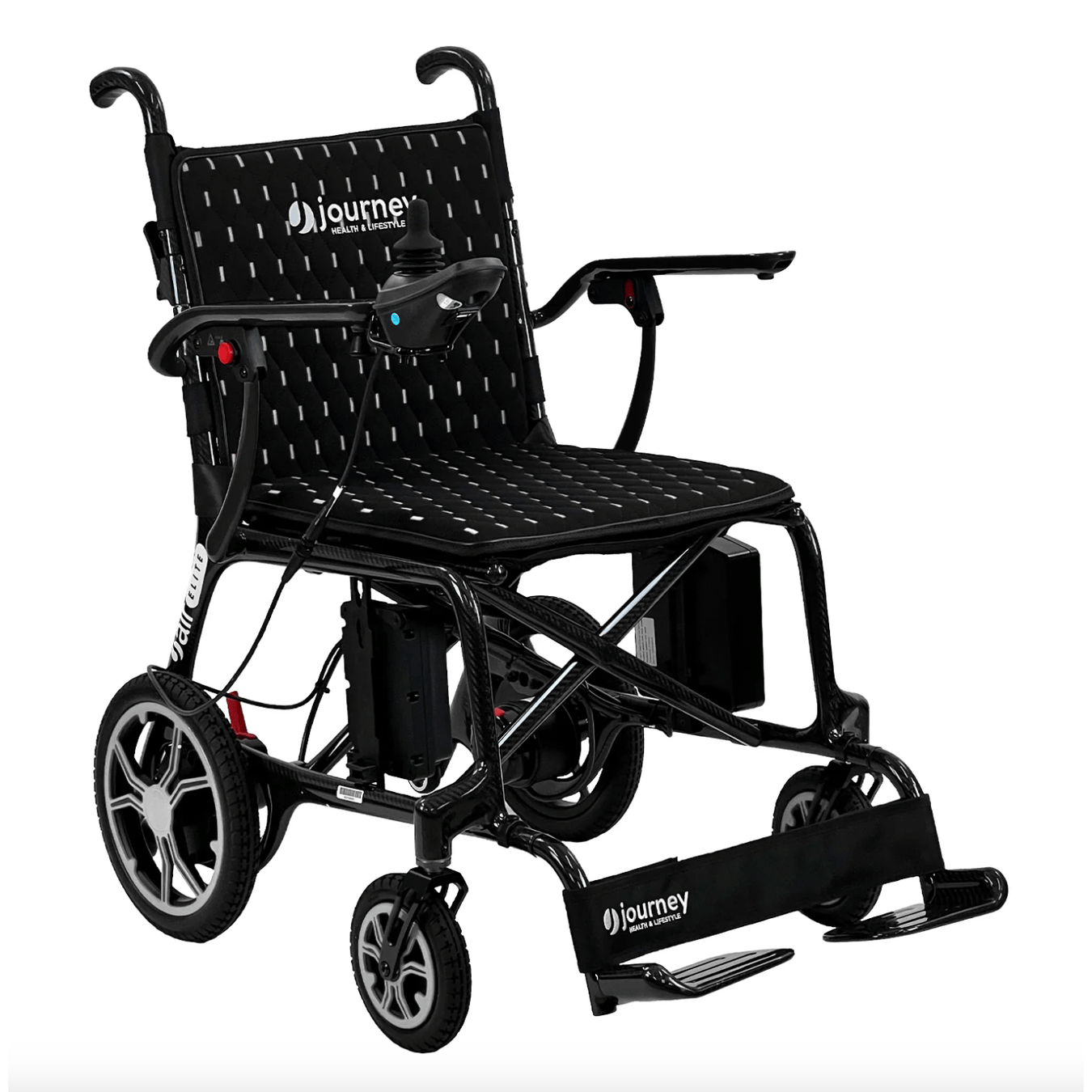 Journey Air Elite Lightweight Folding Power Chair by Journey Health Wheelchairs Journey Black