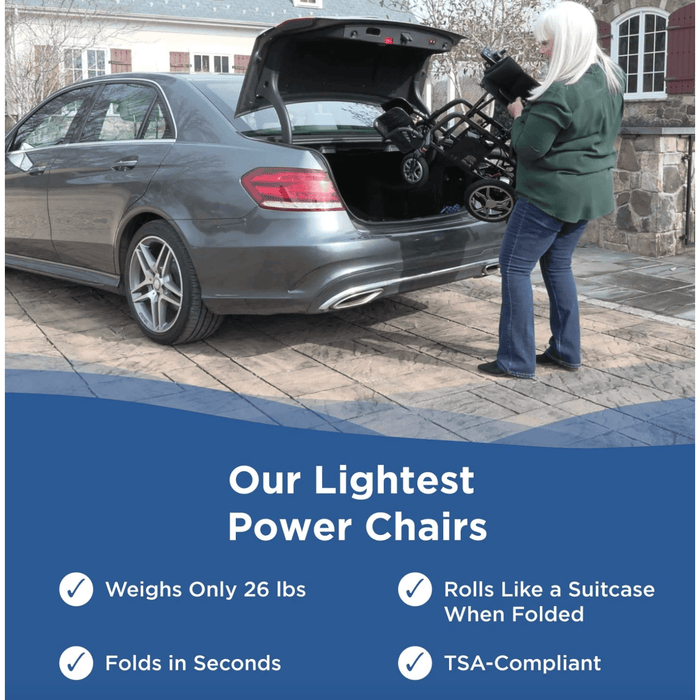 Journey Air Elite Lightweight Folding Power Chair by Journey Health Wheelchairs Journey