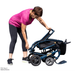 Pride Jazzy Carbon 27 Lightweight Foldable Power Chair Power Chair Pride Mobility