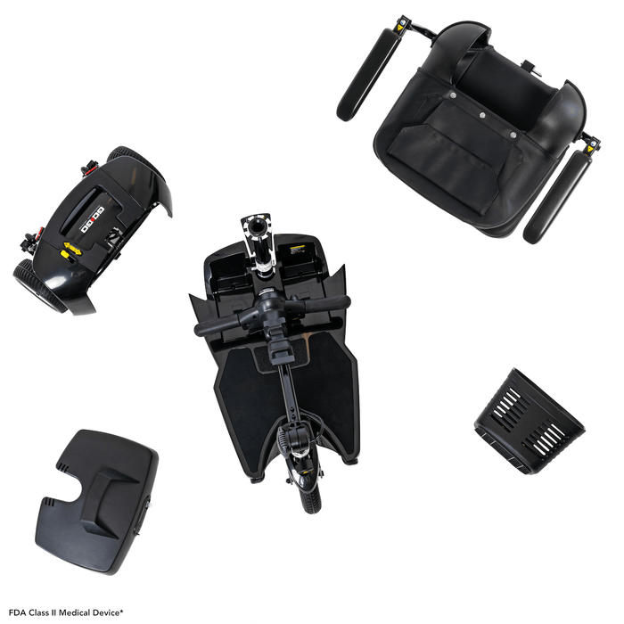 Pride Go Go Ultra X 3-Wheel Travel Mobility Scooter Mobility Scooters Pride Mobility