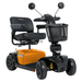 Pride Victory Platinum 4-Wheel Mobility Scooter Mobility Scooters Pride Mobility Tangerine (matte) Standard Mid Back - 17" Width ($0) Standard U1