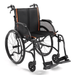 Feather Chair 13.5 lbs Ultra Light Featherweight Wheelchair by Feather Wheelchairs Feather Black w/ Orange Piping