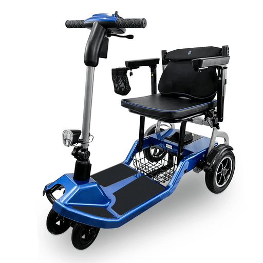 ZiiLIF-R3b Ultra Lightweight Folding Mobility Scooter Mobility Scooters ZiiROBOT Blue
