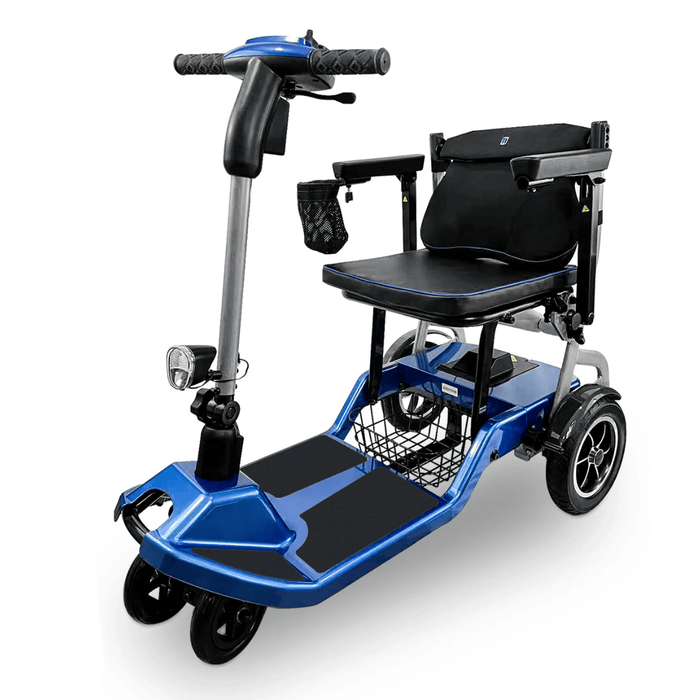 ZiiLIF-R3b Ultra Lightweight Folding Mobility Scooter Mobility Scooters ZiiROBOT Blue