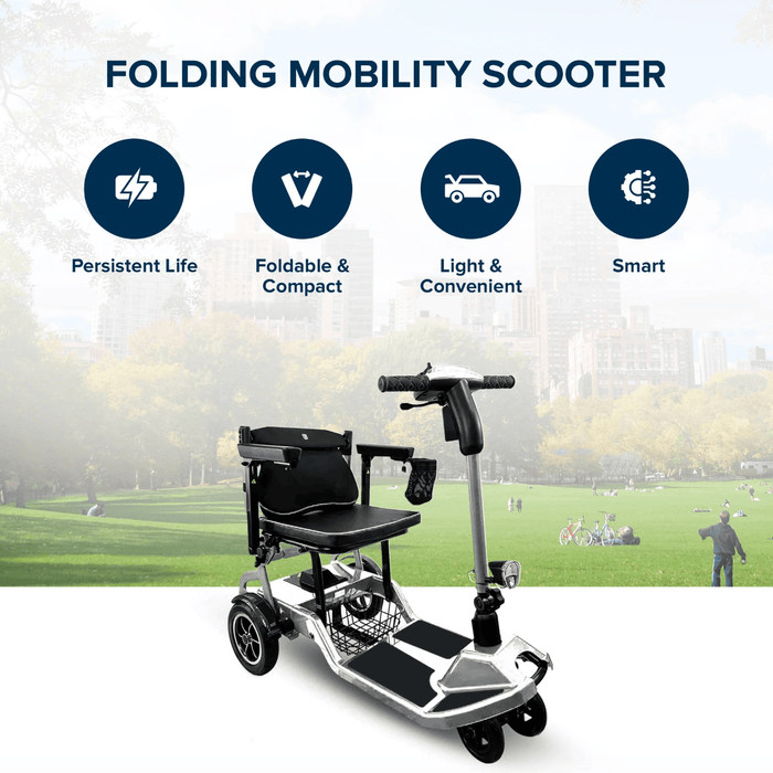 ZiiLIF-R3b Ultra Lightweight Folding Mobility Scooter Mobility Scooters ZiiROBOT