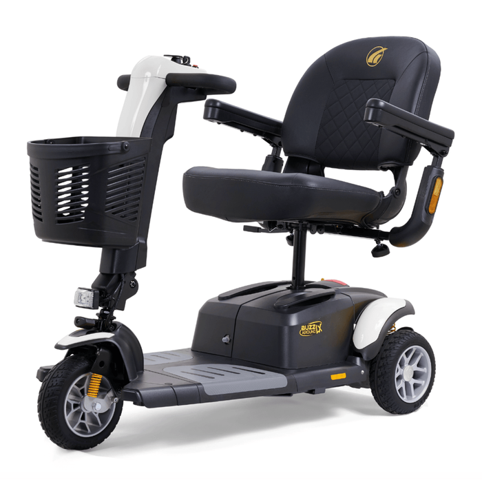Golden Buzzaround LX 3-Wheel Mobility Scooter GB119 Mobility Scooters Golden Technologies Crisp White