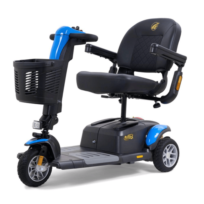 Golden Buzzaround LX 3-Wheel Mobility Scooter GB119 Mobility Scooters Golden Technologies Coastal Blue (also comes with red shrouds)
