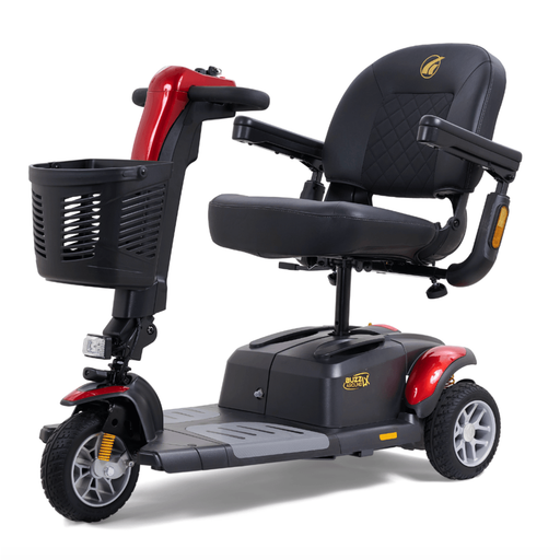 Golden Buzzaround LX 3-Wheel Mobility Scooter GB119 Mobility Scooters Golden Technologies Velvet Red (also comes with blue shrouds)