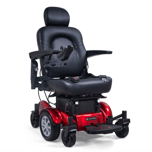 Golden Compass HD Heavy Duty Power Chair GP620 Wheelchairs Golden Technologies Red
