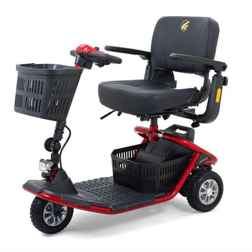 Golden LiteRider Lightweight 3-Wheel Mobility Scooter GL111 Mobility Scooters Golden Technologies Red