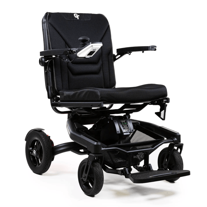 Travel Buggy Grand Tourer (GT) Folding Power Chair Wheelchairs Travel Buggy Black