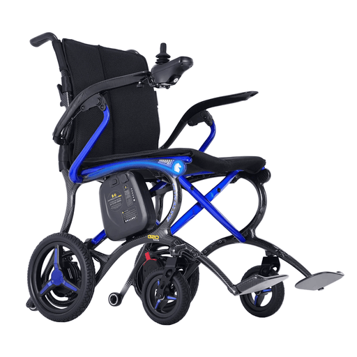 Forcemech Ultralite G20 Pro Carbon Fiber Power Wheelchair Wheelchairs Forcemech Blue