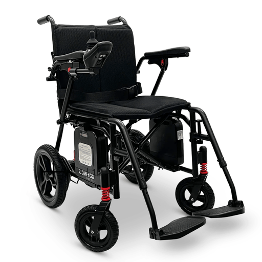 ComfyGo X-7 Super Lightweight Folding Electric Wheelchair Wheelchairs ComfyGo Black Standard ($0)