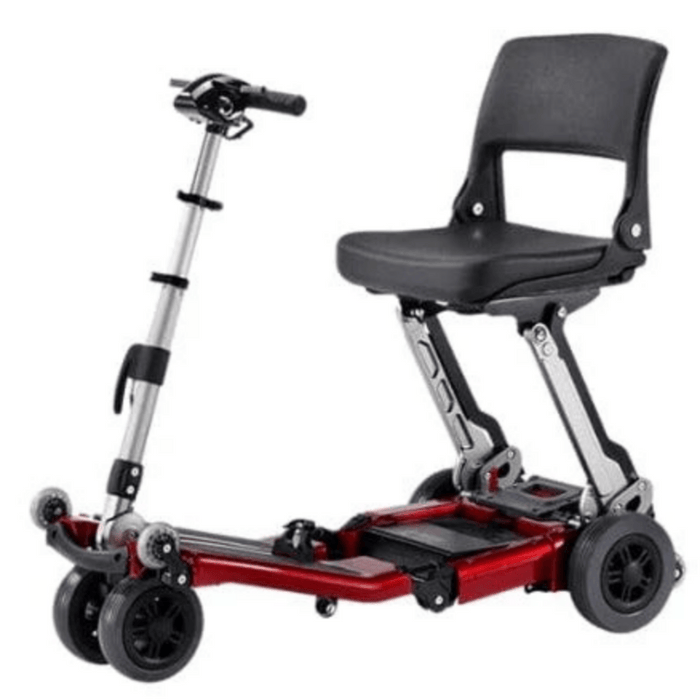 FreeRider Luggie Standard Folding Travel Scooter Mobility Scooters FreeRider Red